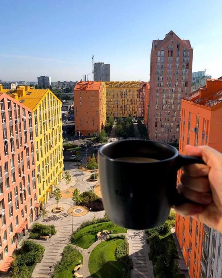 Comfortable Studio Apartments In A Secure Residential Complex Comfort Town Кт-02 Киев Экстерьер фото